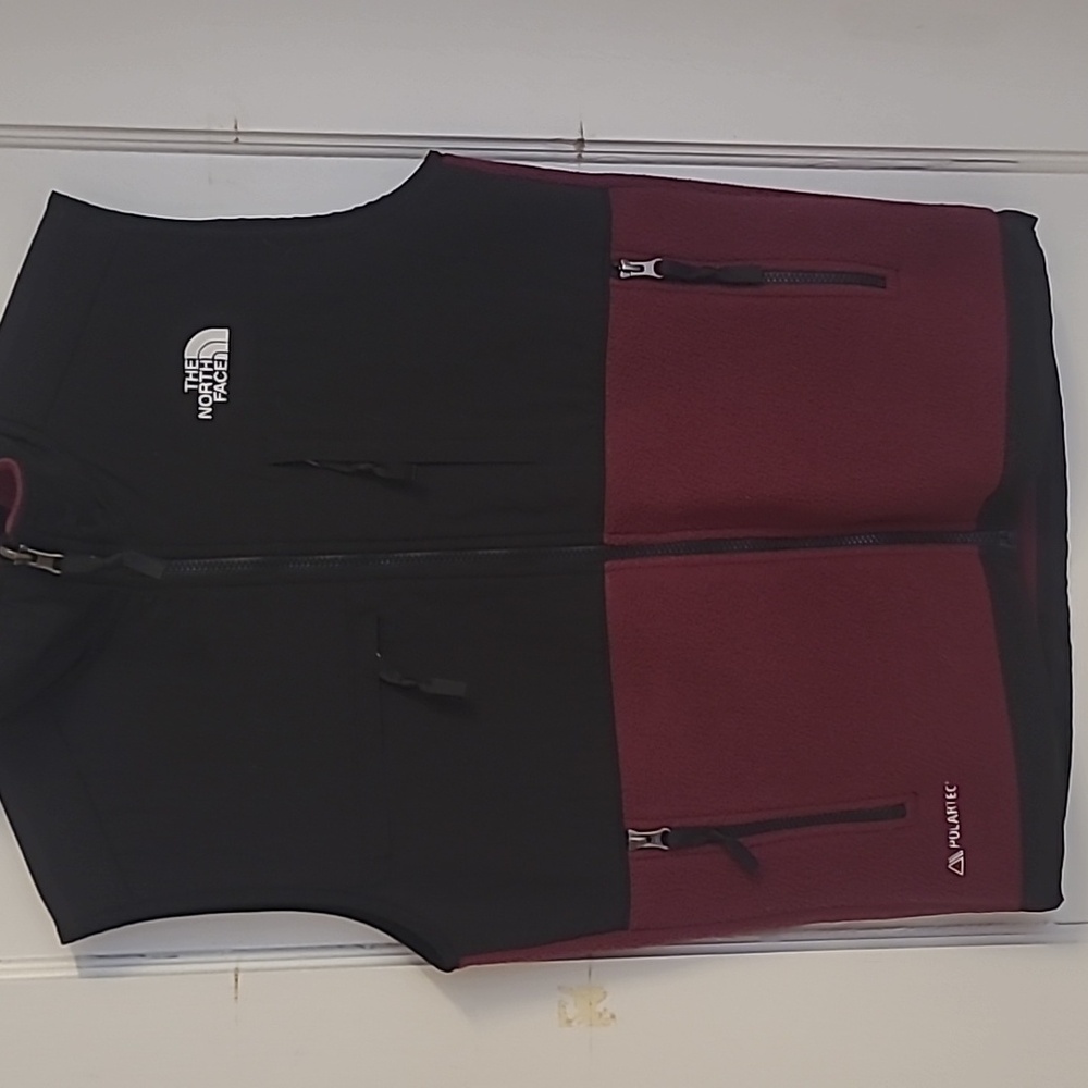 The North Face Maroon Vest MINT Condition!